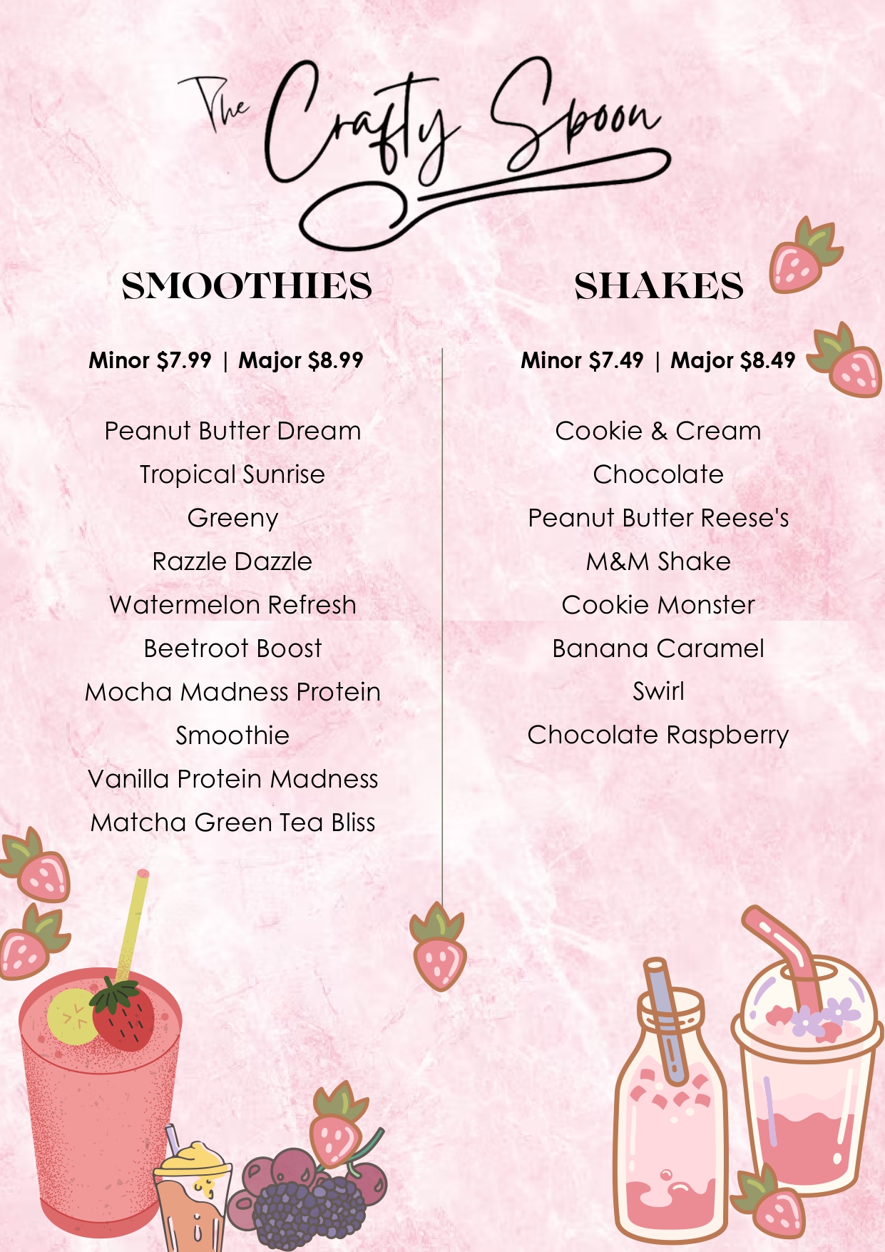 Menu Page 1